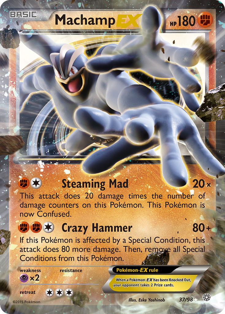 Machamp EX (37/98) [XY: Ancient Origins] | Anubis Games and Hobby