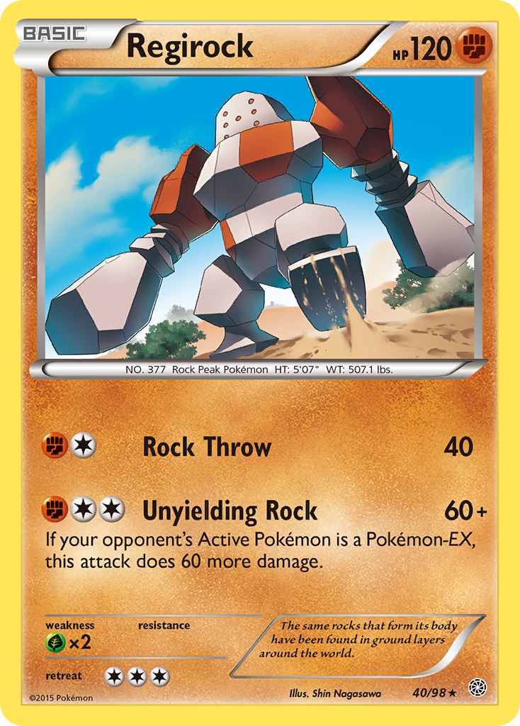 Regirock (40/98) [XY: Ancient Origins] | Anubis Games and Hobby