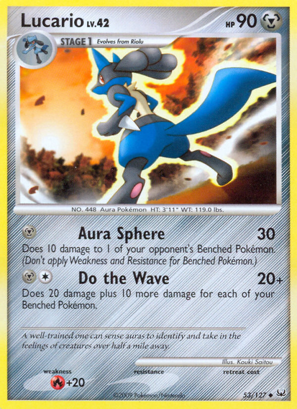 Lucario (53/127) [Platinum: Base Set] | Anubis Games and Hobby