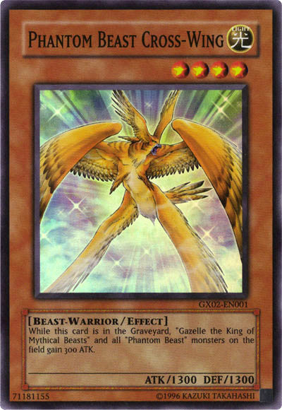 Phantom Beast Cross-Wing [GX02-EN001] Super Rare | Anubis Games and Hobby