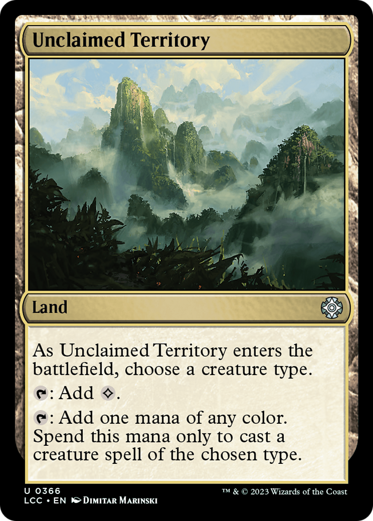 Unclaimed Territory [The Lost Caverns of Ixalan Commander] | Anubis Games and Hobby