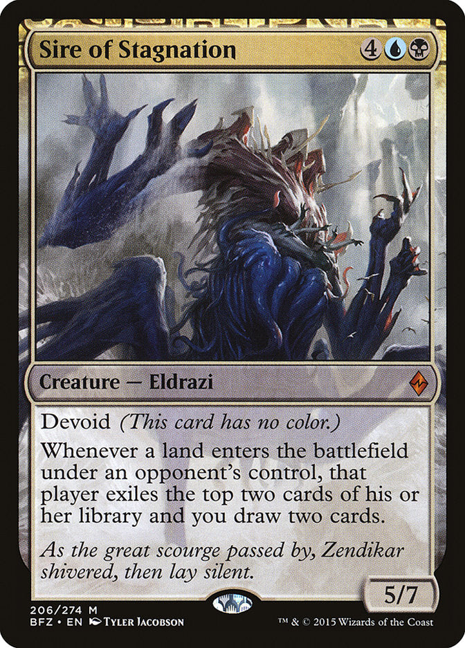 Sire of Stagnation [Battle for Zendikar] | Anubis Games and Hobby