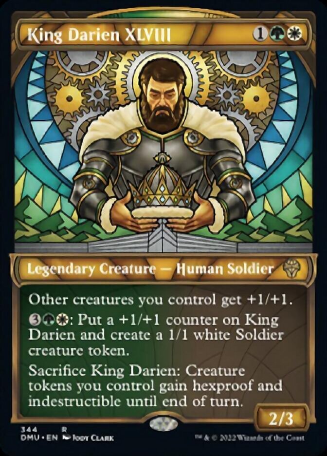 King Darien XLVIII (Showcase Textured) [Dominaria United] | Anubis Games and Hobby