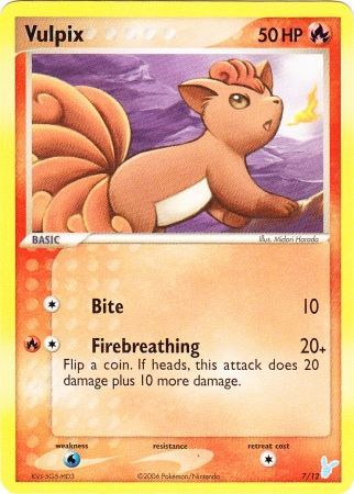 Vulpix (7/12) [EX: Trainer Kit 2 - Minun] | Anubis Games and Hobby