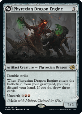 Phyrexian Dragon Engine [The Brothers' War] | Anubis Games and Hobby