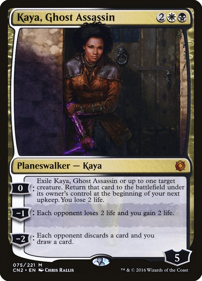 Kaya, Ghost Assassin (075/221) [Conspiracy: Take the Crown] | Anubis Games and Hobby