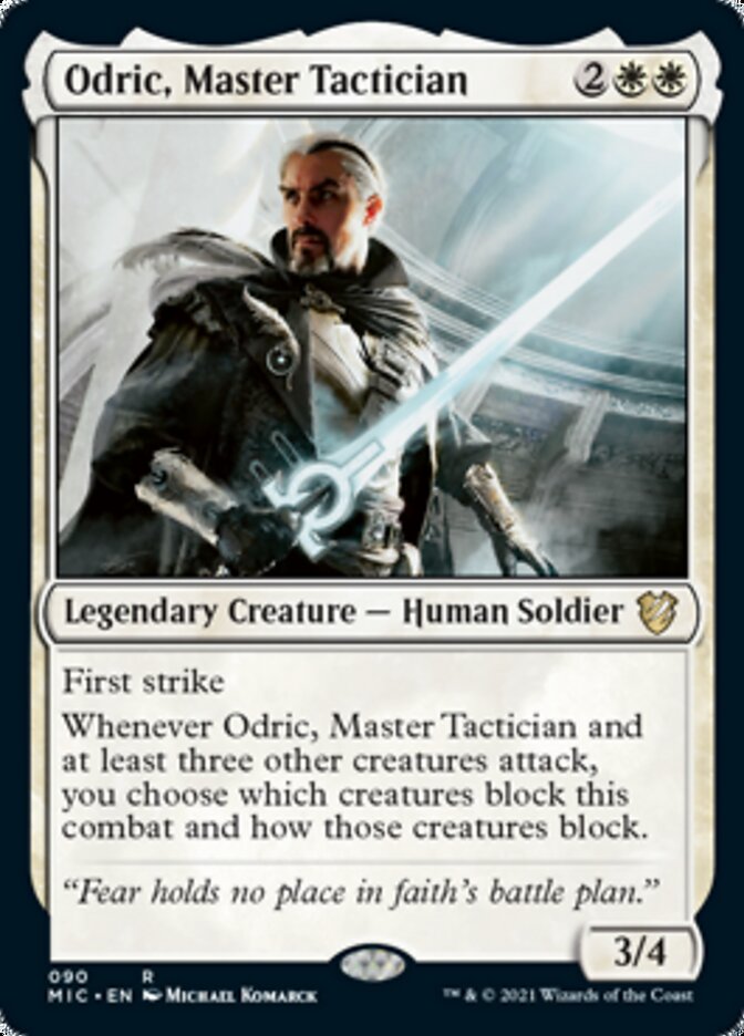 Odric, Master Tactician [Innistrad: Midnight Hunt Commander] | Anubis Games and Hobby