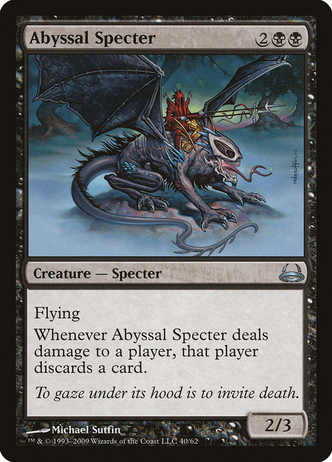 Abyssal Specter [Duel Decks: Divine vs. Demonic] | Anubis Games and Hobby