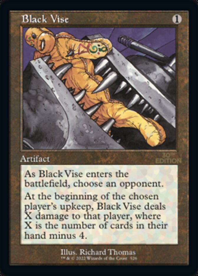 Black Vise (Retro) [30th Anniversary Edition] | Anubis Games and Hobby