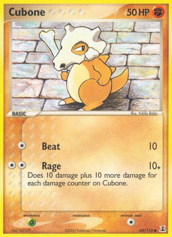 Cubone (60/113) [EX: Delta Species] | Anubis Games and Hobby