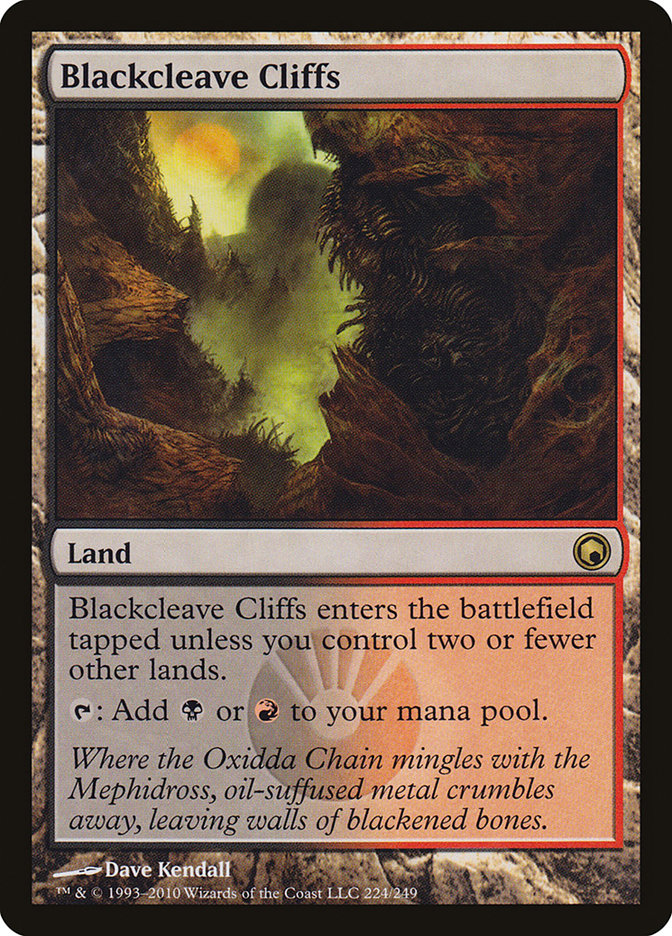 Blackcleave Cliffs [Scars of Mirrodin] | Anubis Games and Hobby