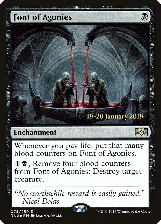 Font of Agonies [Ravnica Allegiance Prerelease Promos] | Anubis Games and Hobby