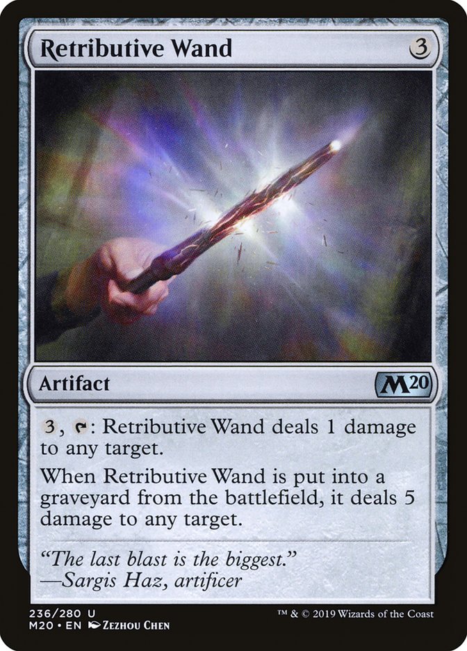 Retributive Wand [Core Set 2020] | Anubis Games and Hobby