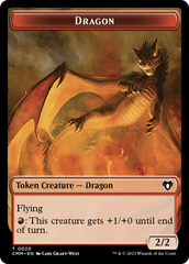 Thopter // Dragon (0020) Double-Sided Token [Commander Masters Tokens] | Anubis Games and Hobby