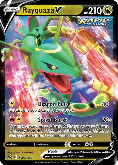 Rayquaza V (SWSH147) [Sword & Shield: Black Star Promos] | Anubis Games and Hobby