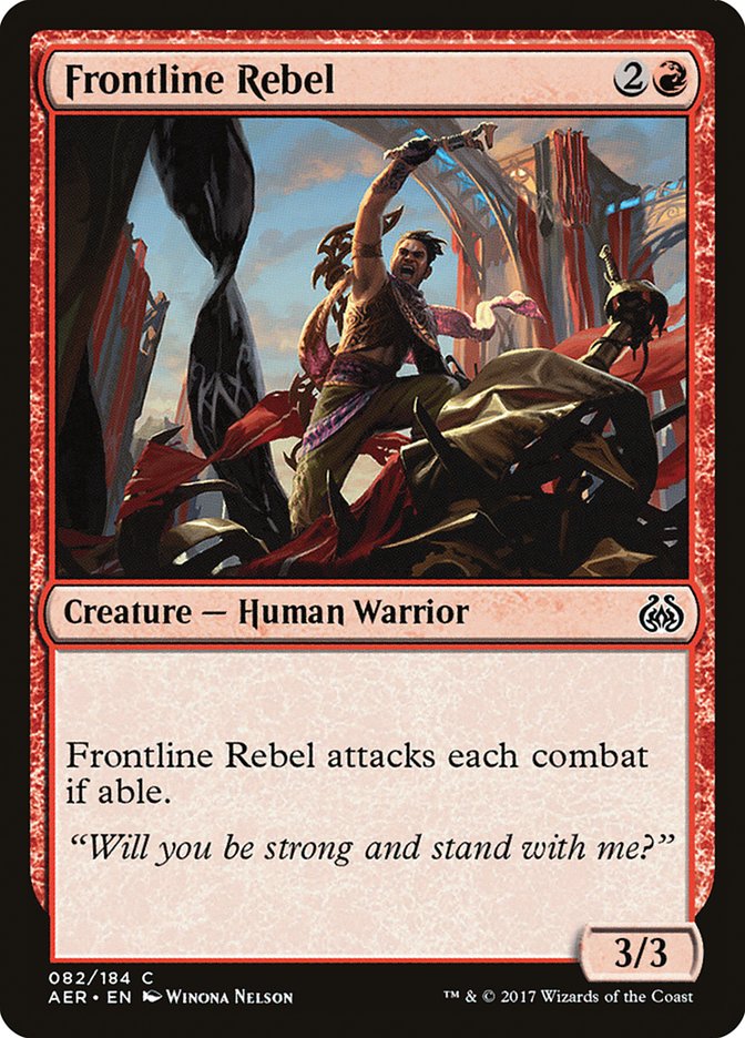 Frontline Rebel [Aether Revolt] | Anubis Games and Hobby