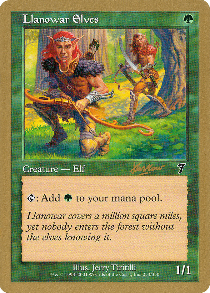 Llanowar Elves (Sim Han How) [World Championship Decks 2002] | Anubis Games and Hobby