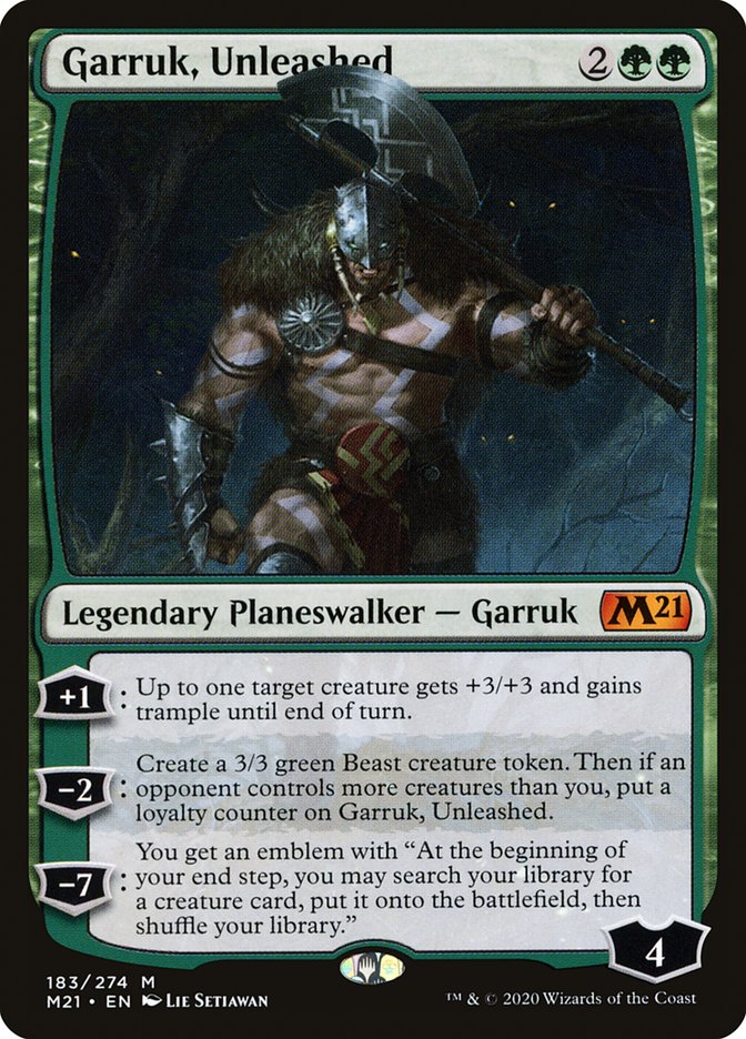 Garruk, Unleashed [Core Set 2021] | Anubis Games and Hobby