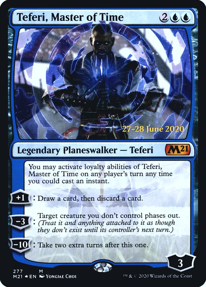 Teferi, Master of Time (277) [Core Set 2021 Prerelease Promos] | Anubis Games and Hobby