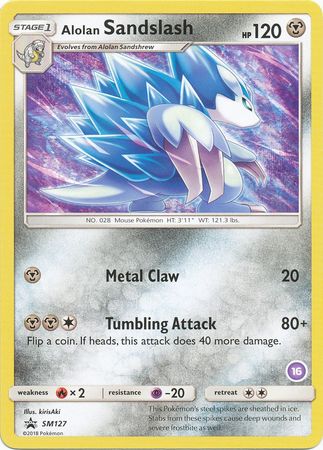 Alolan Sandslash (SM127) (Deck Exclusive #16) [Sun & Moon: Trainer Kit - Alolan Sandslash] | Anubis Games and Hobby