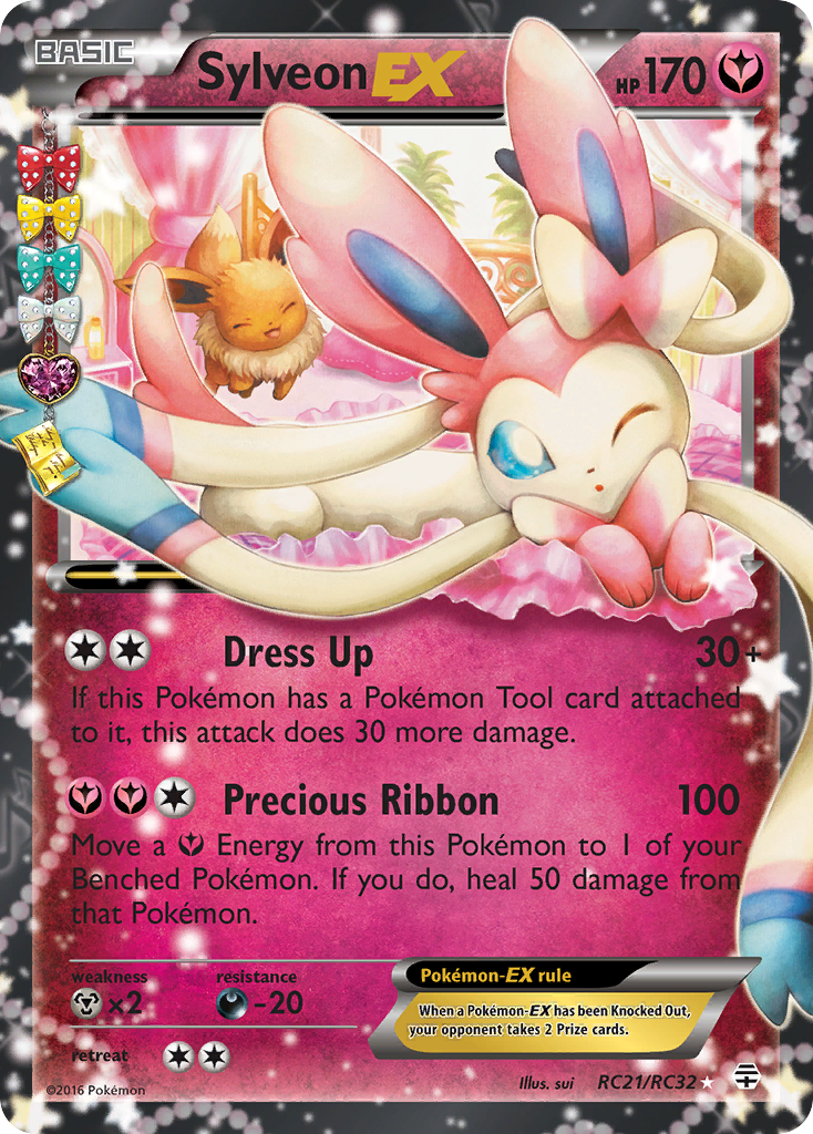 Sylveon EX (RC21/RC32) [XY: Generations] | Anubis Games and Hobby