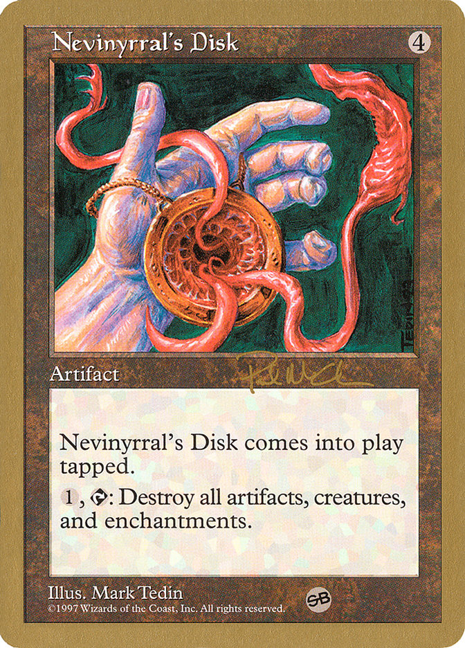 Nevinyrral's Disk (Paul McCabe) (SB) [World Championship Decks 1997] | Anubis Games and Hobby