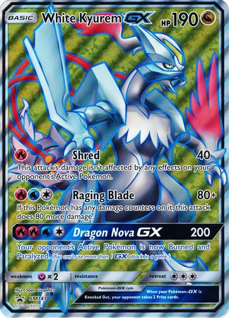 White Kyurem GX (SM141) (Jumbo Card) [Sun & Moon: Black Star Promos] | Anubis Games and Hobby