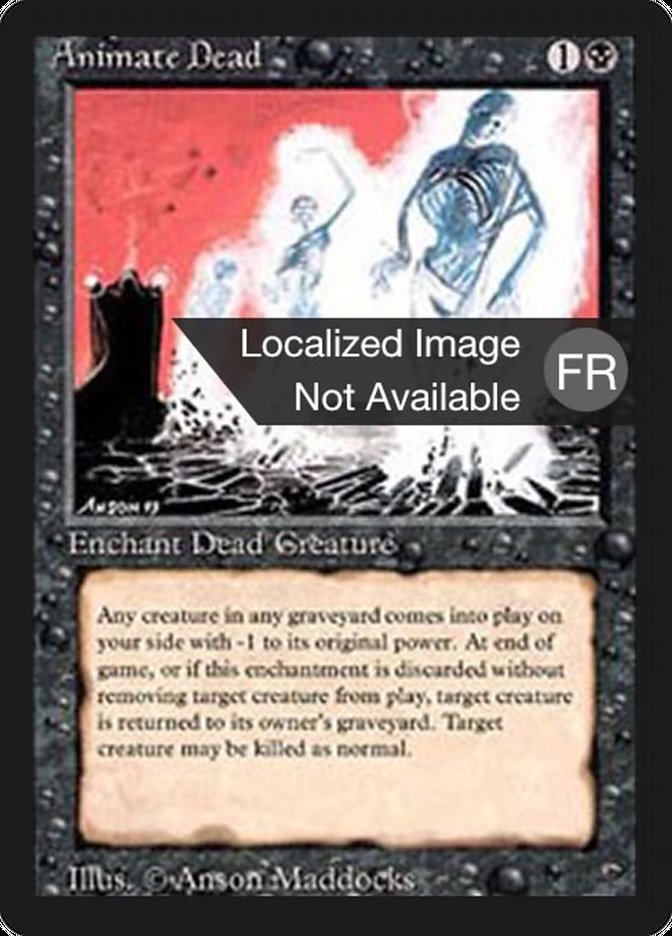 Animate Dead [Foreign Black Border] | Anubis Games and Hobby