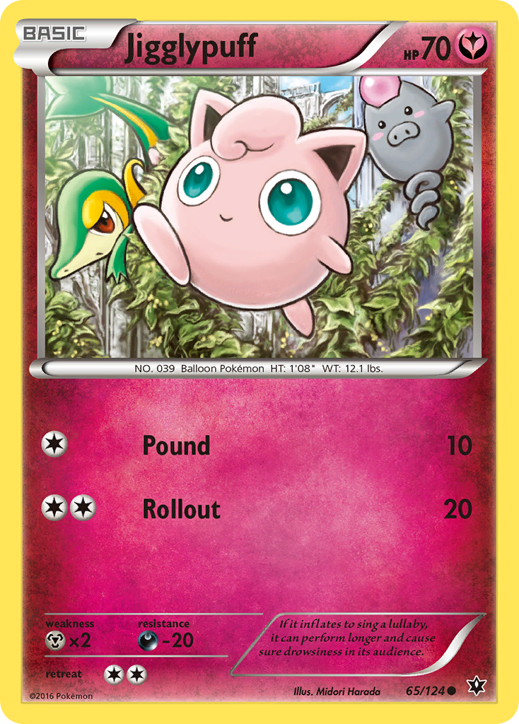 Jigglypuff (65/124) [XY: Fates Collide] | Anubis Games and Hobby