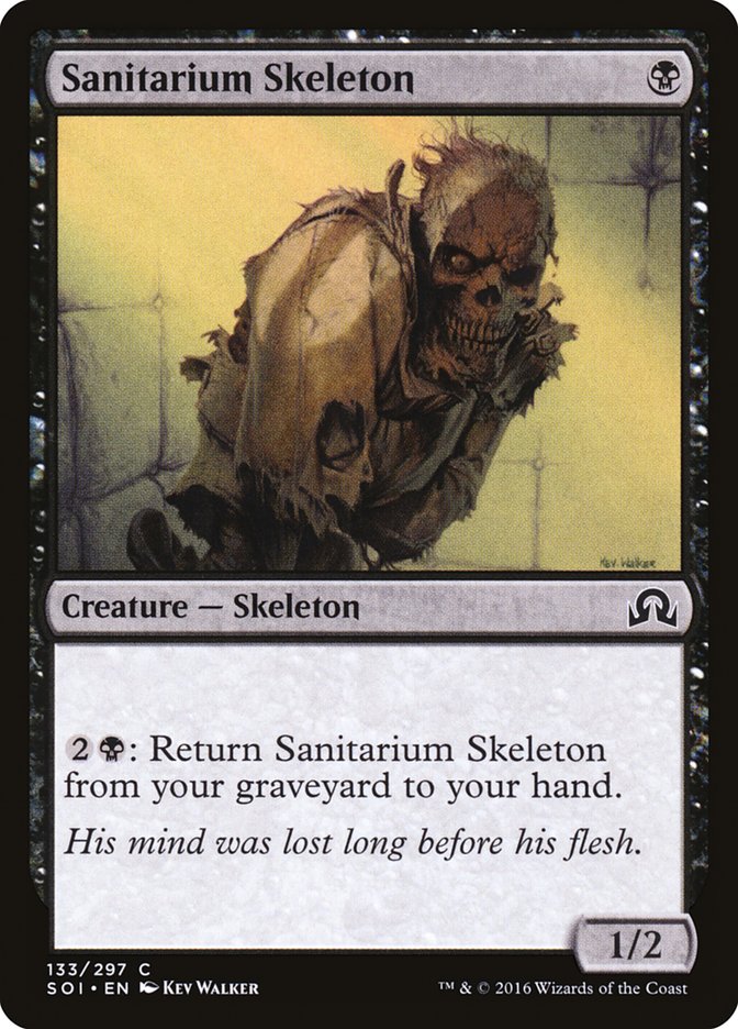 Sanitarium Skeleton [Shadows over Innistrad] | Anubis Games and Hobby