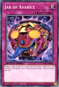 Jar of Avarice [SGX1-ENE20] Common | Anubis Games and Hobby