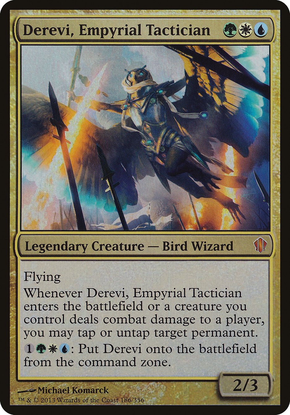 Derevi, Empyrial Tactician (Oversized) [Commander 2013 Oversized] | Anubis Games and Hobby