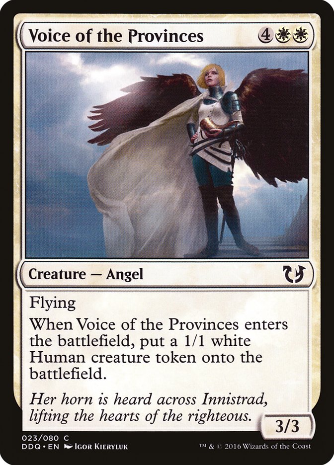Voice of the Provinces [Duel Decks: Blessed vs. Cursed] | Anubis Games and Hobby