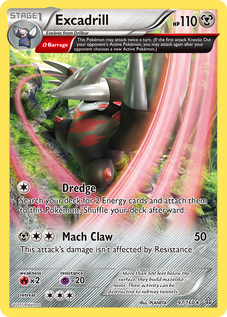 Excadrill (97/160) [XY: Primal Clash] | Anubis Games and Hobby