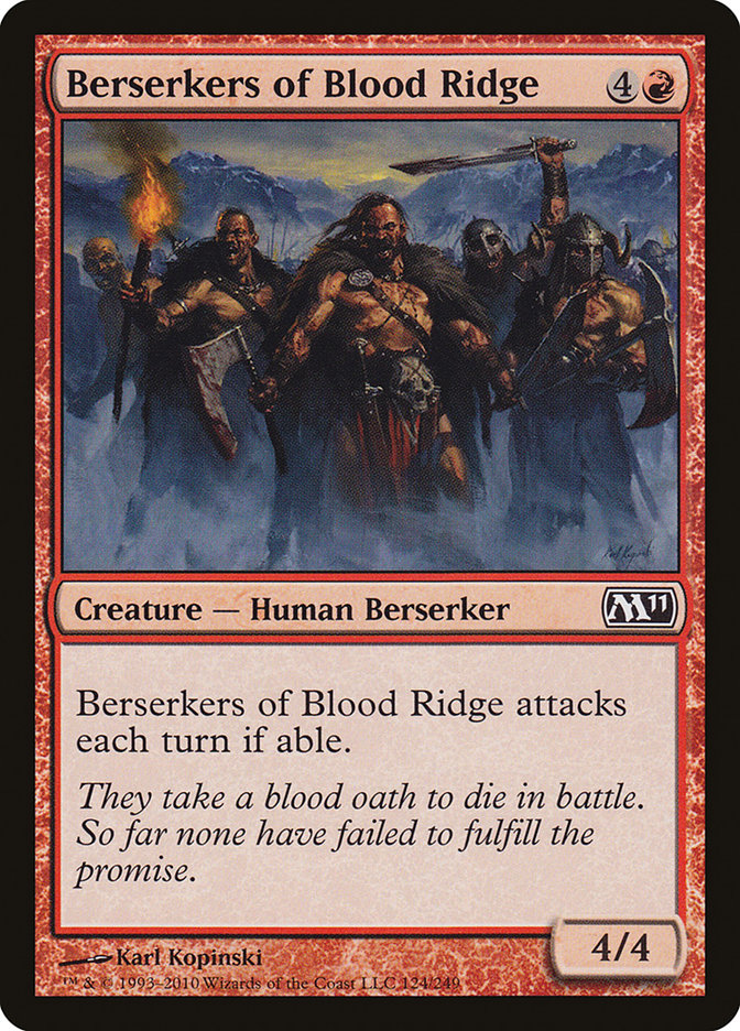 Berserkers of Blood Ridge [Magic 2011] | Anubis Games and Hobby