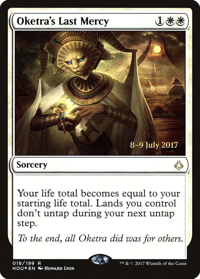 Oketra's Last Mercy [Hour of Devastation Prerelease Promos] | Anubis Games and Hobby