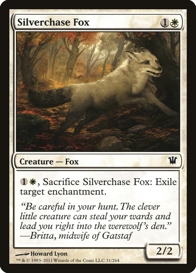 Silverchase Fox [Innistrad] | Anubis Games and Hobby