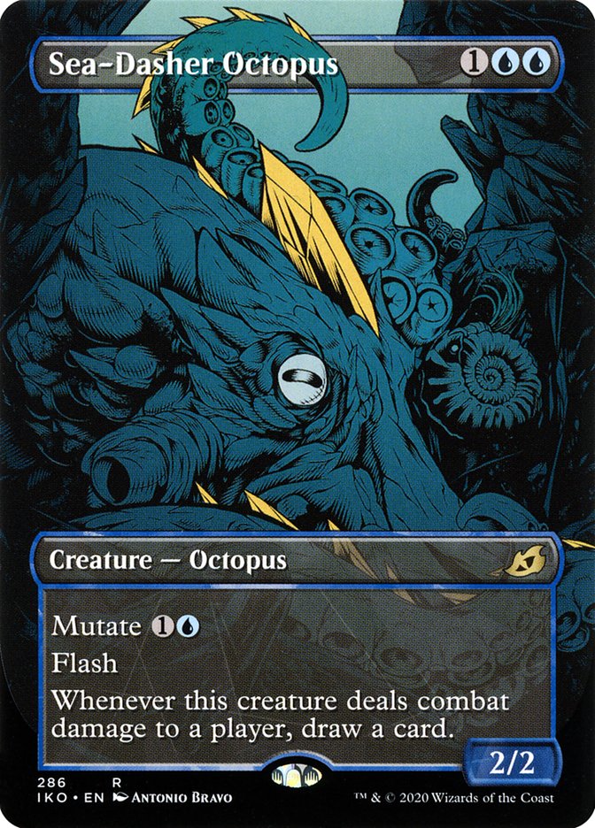Sea-Dasher Octopus (Showcase) [Ikoria: Lair of Behemoths] | Anubis Games and Hobby