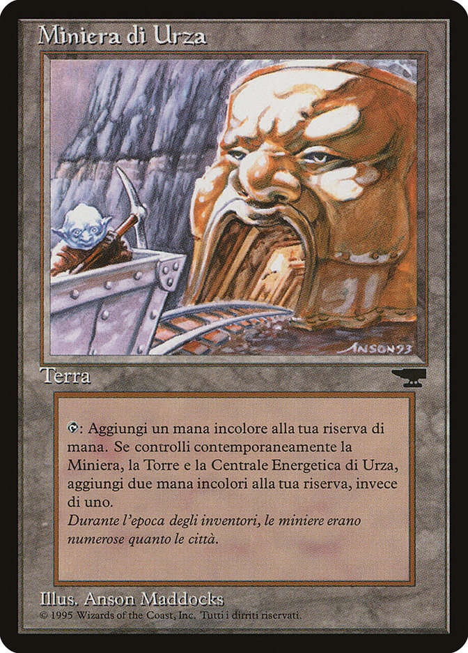 Urza's Mine (Pulley) (Italian) - "Miniera di Urza" [Rinascimento] | Anubis Games and Hobby