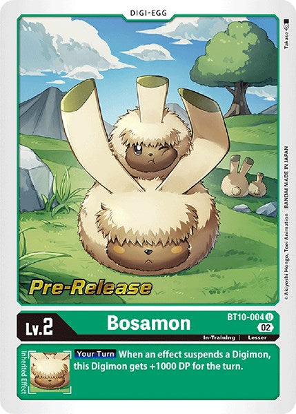 Bosamon [BT10-004] [Xros Encounter Pre-Release Cards] | Anubis Games and Hobby