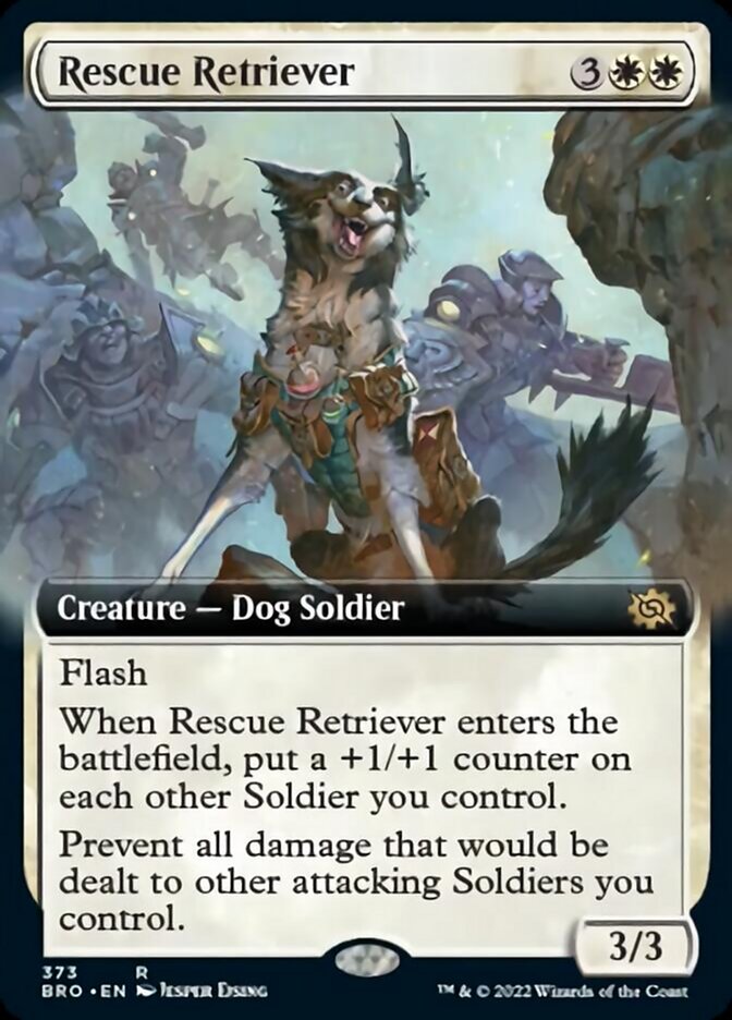 Rescue Retriever (Extended Art) [The Brothers' War] | Anubis Games and Hobby