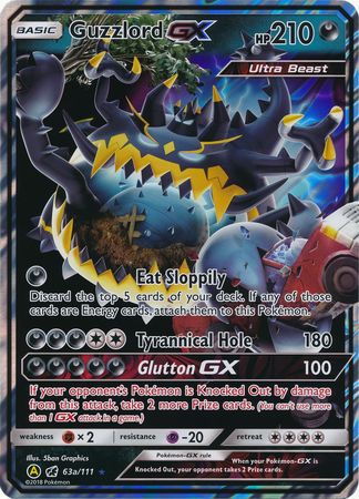 Guzzlord GX (63a/111) (Jumbo Card) [Sun & Moon: Crimson Invasion] | Anubis Games and Hobby