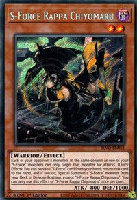 S-Force Rappa Chiyomaru [BLVO-EN011] Secret Rare | Anubis Games and Hobby