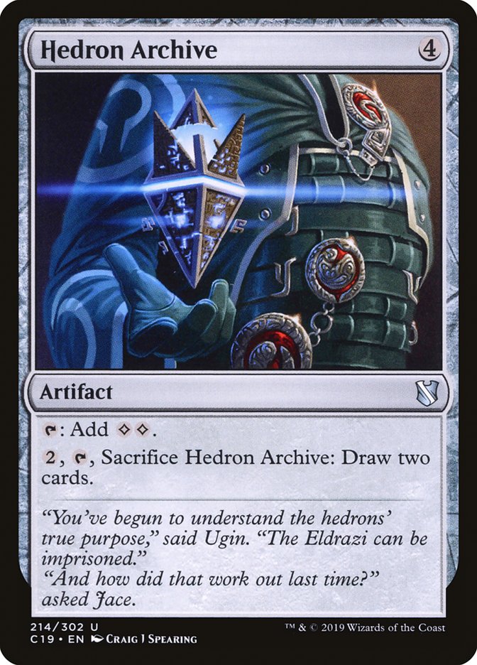 Hedron Archive [Commander 2019] | Anubis Games and Hobby