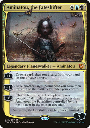 Aminatou, the Fateshifter (Commander 2018) [Commander 2018 Oversized] | Anubis Games and Hobby