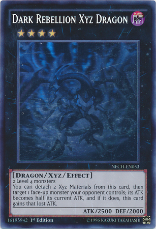 Dark Rebellion Xyz Dragon [NECH-EN053] Ghost Rare | Anubis Games and Hobby