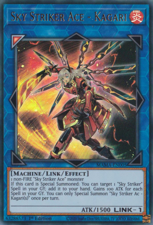 Sky Striker Ace - Kagari [MAMA-EN005] Ultra Rare | Anubis Games and Hobby