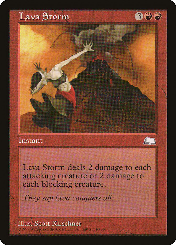 Lava Storm [Weatherlight] | Anubis Games and Hobby