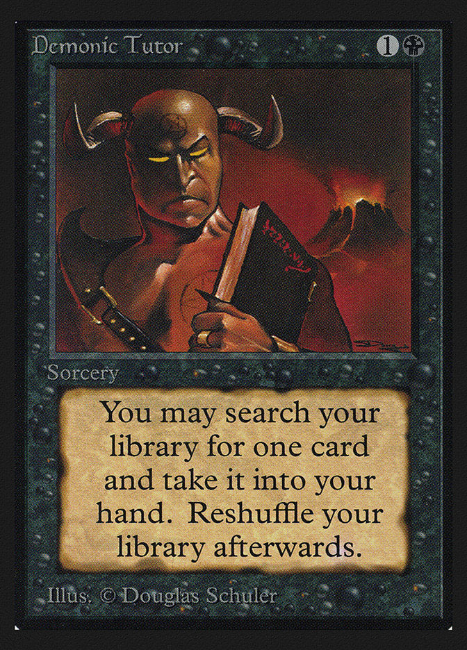 Demonic Tutor [International Collectors' Edition] | Anubis Games and Hobby