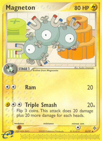 Magneton (35/97) [EX: Dragon] | Anubis Games and Hobby